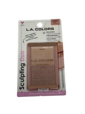 LA Colors Sculpting Duo Highlighter Cream Powder Glow Makeup New